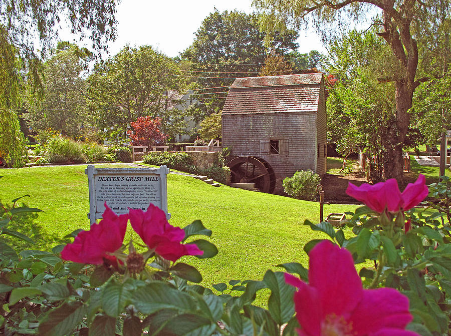 Dexters Grist Mill Two Photograph by Barbara McDevitt
