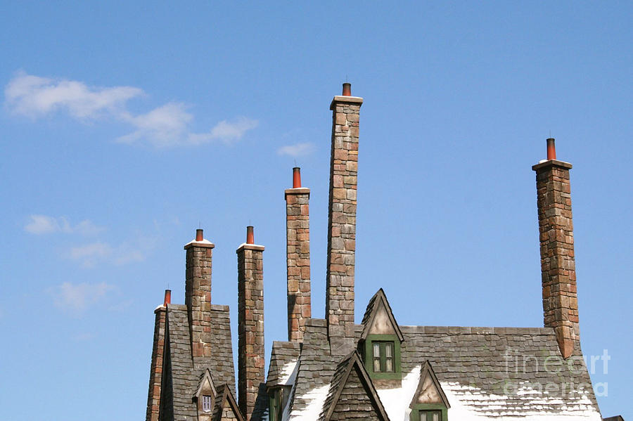 Diagon Alley Chimney Stacks Photograph by Shelley Overton