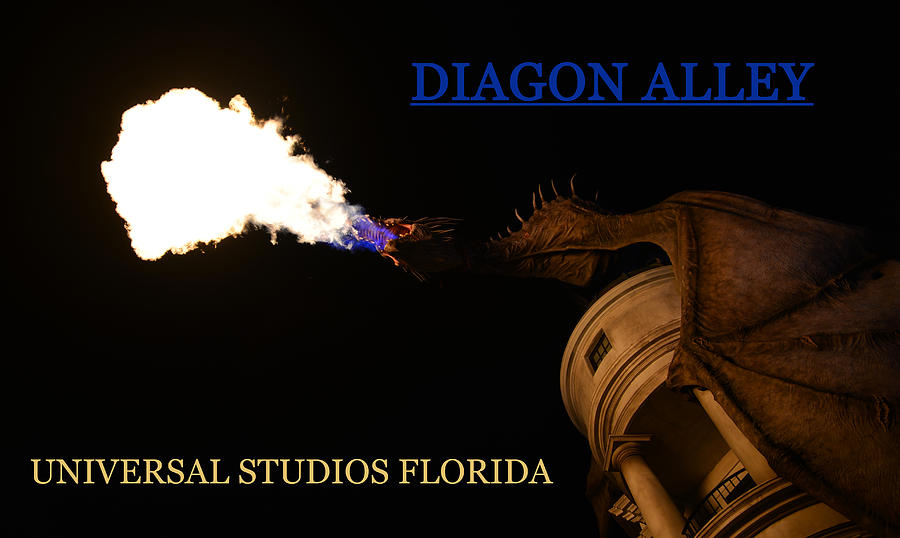Diagon Alley the Dragons Breath Photograph by David Lee Thompson