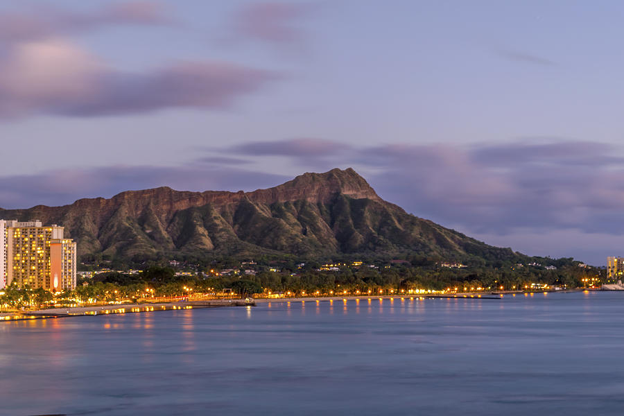 Diamond Head Waikiki Playground Photograph by Michael DeMello - Fine ...