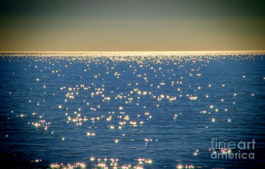 Fall Photograph - Diamonds on the Ocean by Mariola Bitner