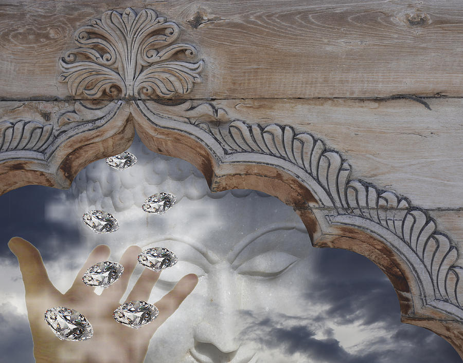 Diamonds Through The Portal Digital Art by Catherine Weser