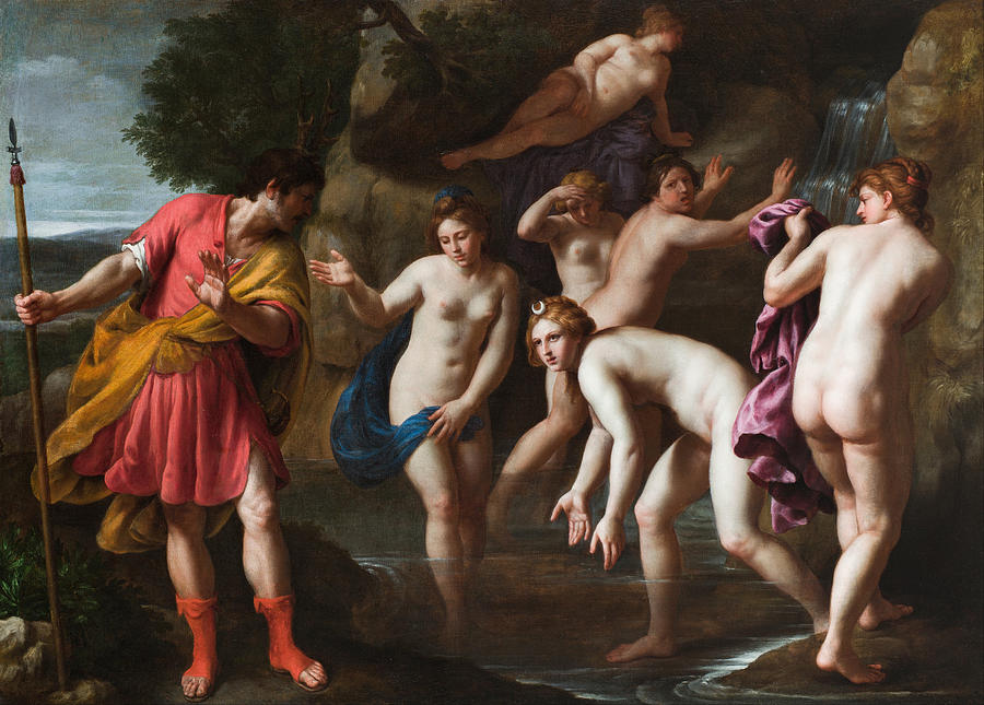 Diana and Actaeon Painting by Alessandro Turchi