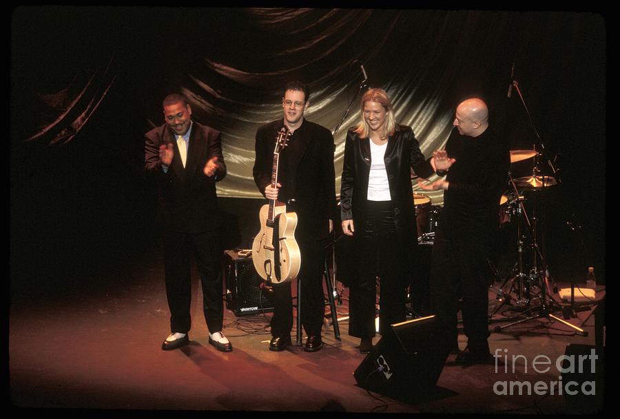 Diana Krall and Band Photograph by Concert Photos