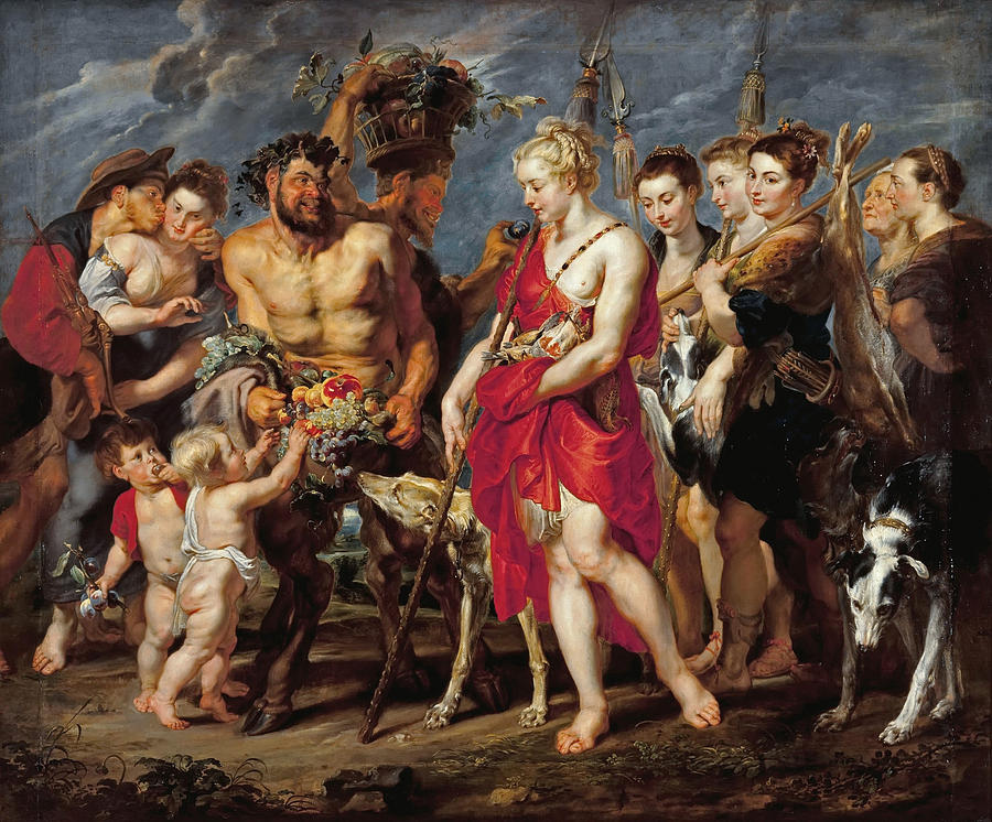 Diana Returning from Hunt Painting by Peter Paul Rubens and Frans Snyders