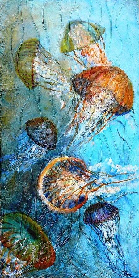 Diaphonouse Jellies-SOLD Painting by Tracie L Hawkins