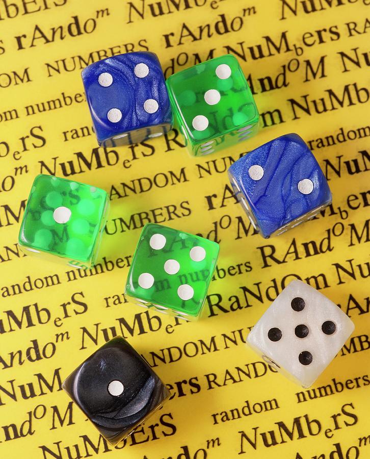 Dice For Generating Random Numbers Photograph by Adrienne Hart-davis/science Photo Library
