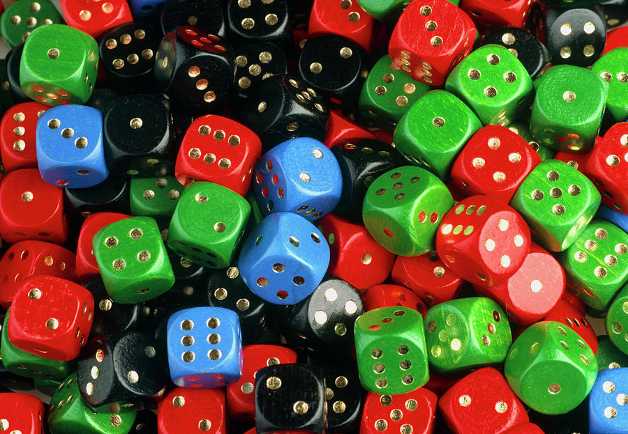 Dice Photograph by Th Foto-werbung/science Photo Library