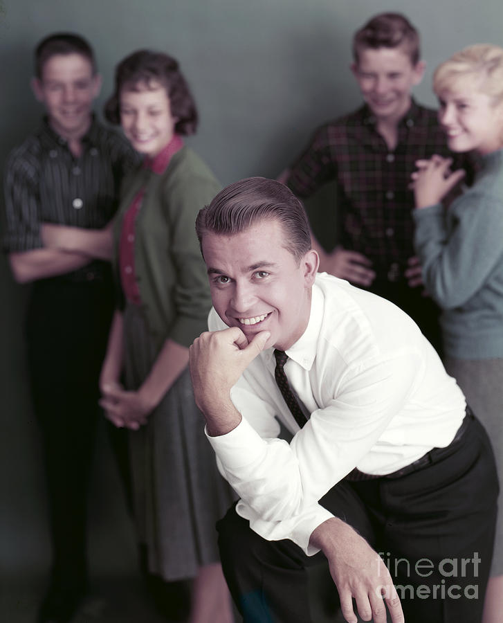 Dick Clark Photograph - Dick Clark 1959 by The Harrington Collection