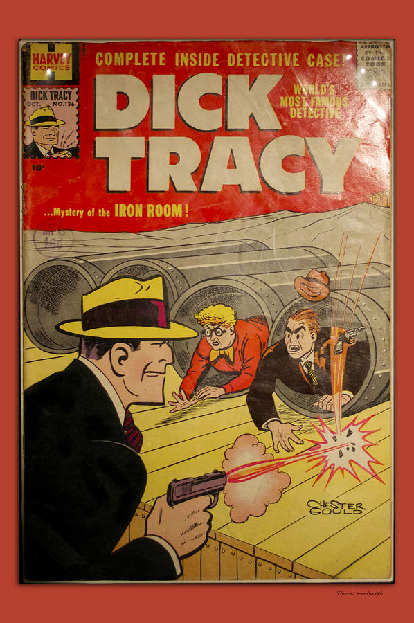 Dick Tracy Iron Room Comic Book Photograph by Thomas Woolworth