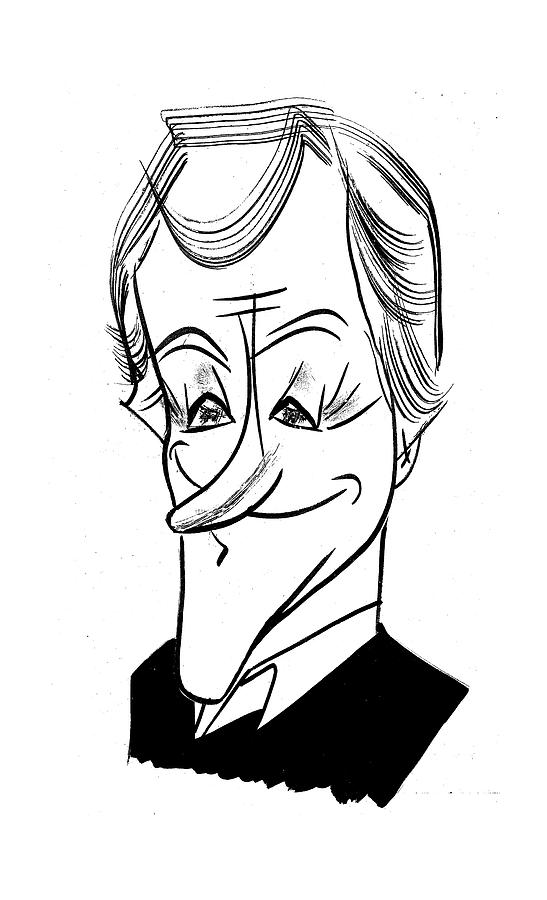 Dick Van Dyke Drawing by Tom Bachtell