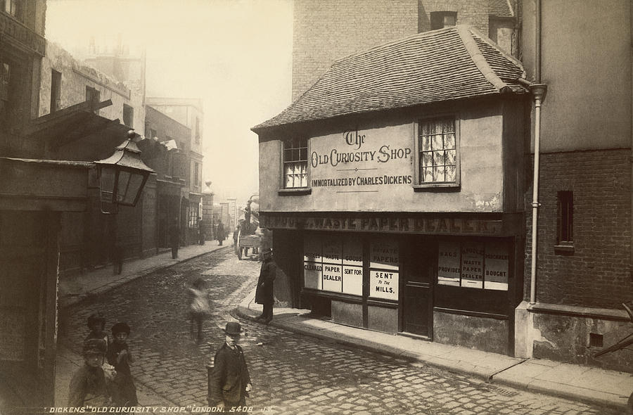 London Photograph - Dickens Old Curiousity Shop by Underwood Archives