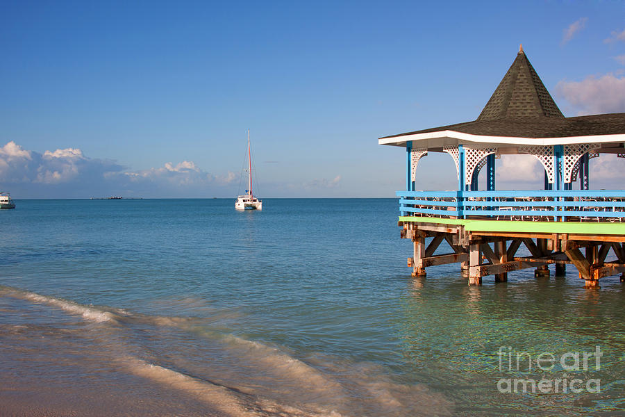 Beach Photograph - Dickenson Bay Antigua by Manuela Schueler