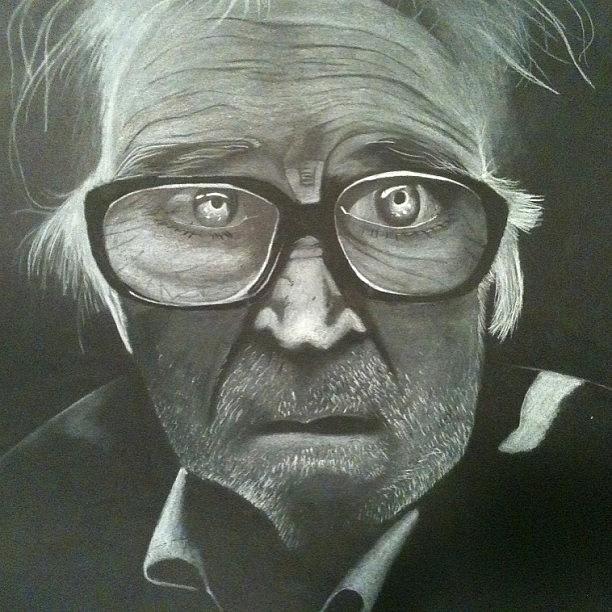 Did White Charcoal For Class. #art Photograph by Braden Chaufty