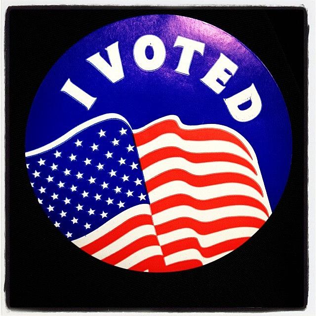 Vote Photograph - Did You Vote Today? #vote #today by Teresa Mucha