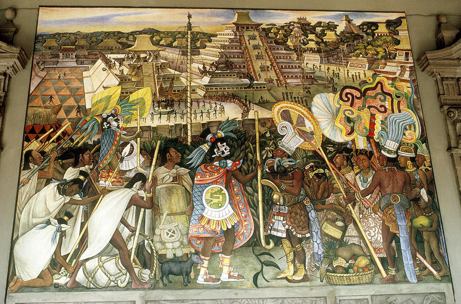 Diego Rivera Mural Painting by Dick Davis