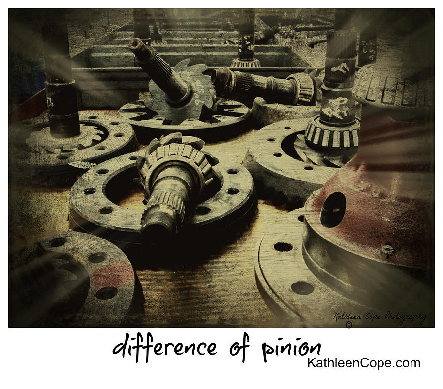 Car Photograph - Difference Of Pinion by Kathleen Cope
