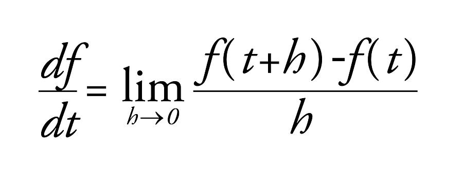 Differential Calculus Equation Photograph by Science Photo Library