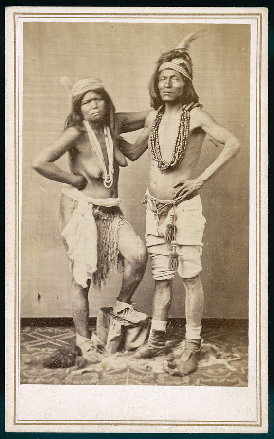 card library print Digger Mary California Photograph From Indian by Couple