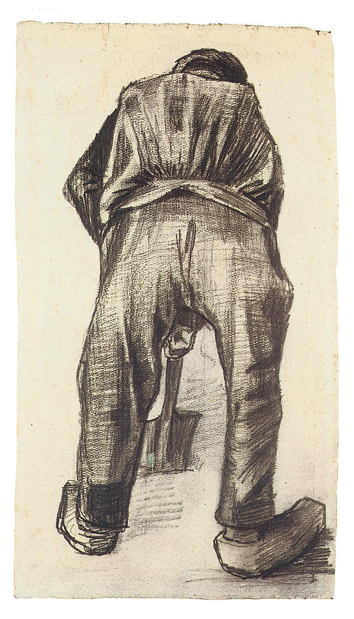 Vincent Van Gogh Drawing - Digger by Vincent van Gogh
