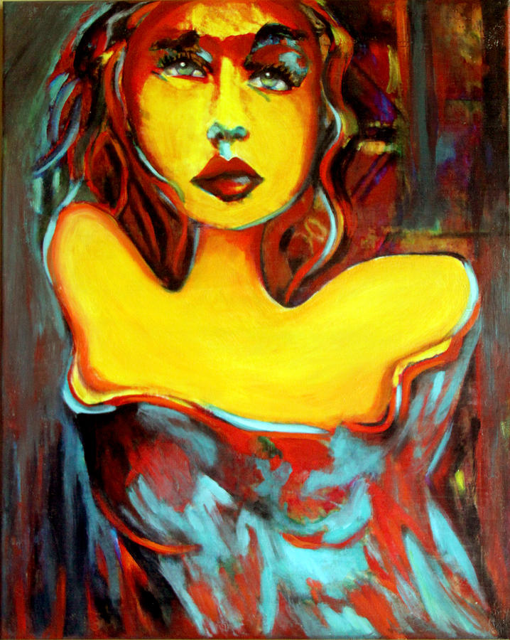 Diggy Girl Painting by Hope Mastroianni - Fine Art America