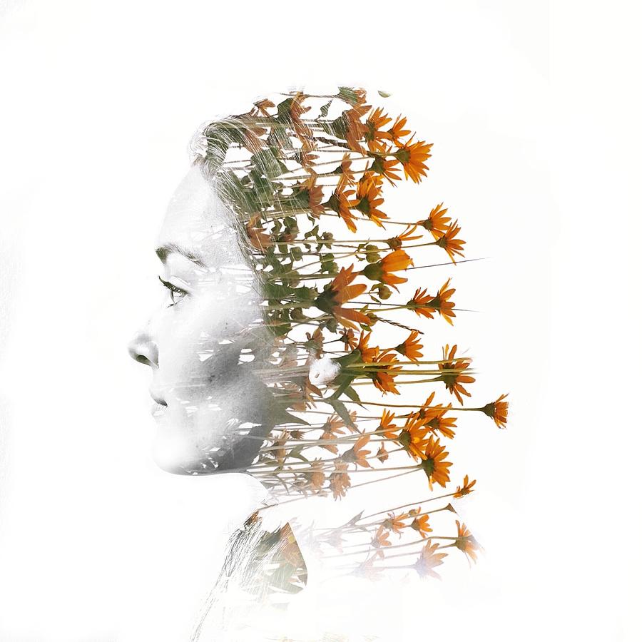 Digital Composite Of Woman Head With Digital Art by Peter Janelle / Eyeem Digital Composite Of Woman Head With Digital Art by Peter Janelle / Eyeem