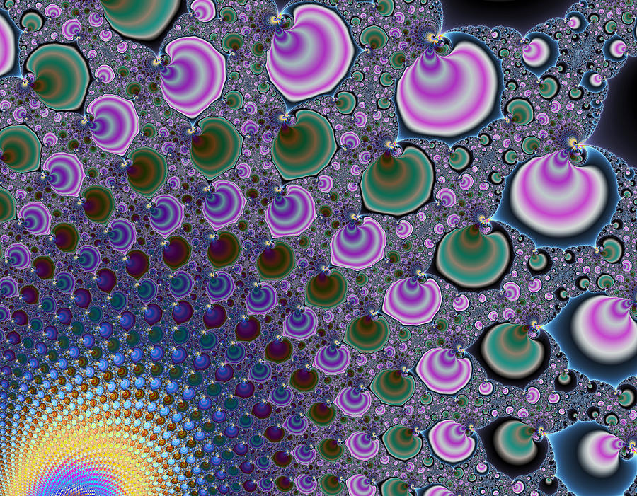 Digital Fractal Artwork Beautiful Colors Digital Art