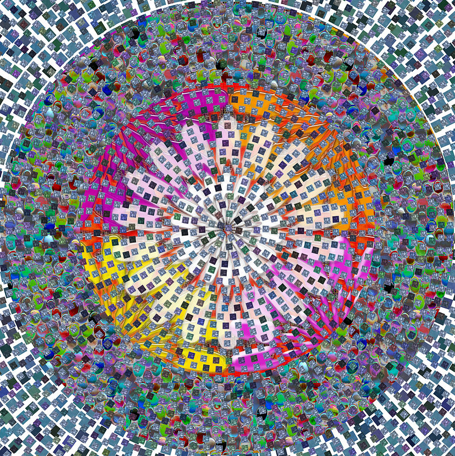 A Stone's Throw Mandala Dot Art hn