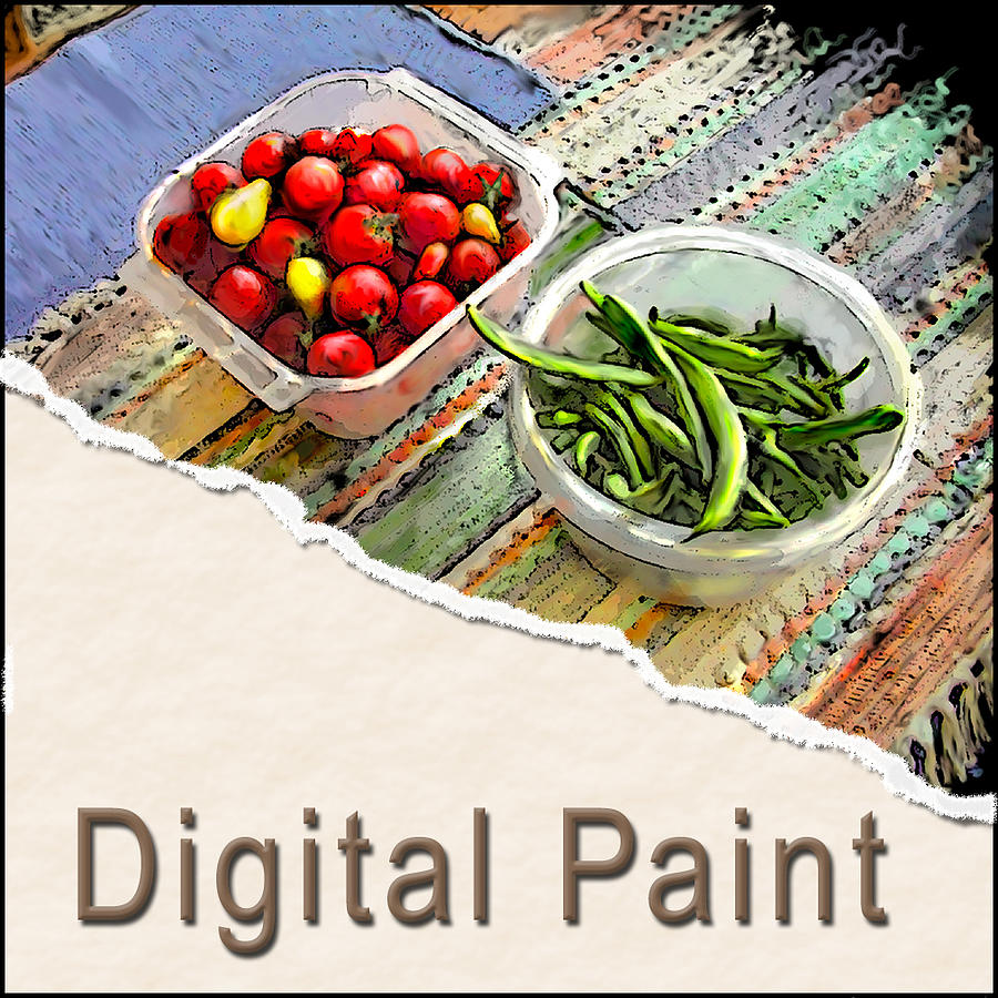 Digital Paint Button Digital Art by Arthur Fix