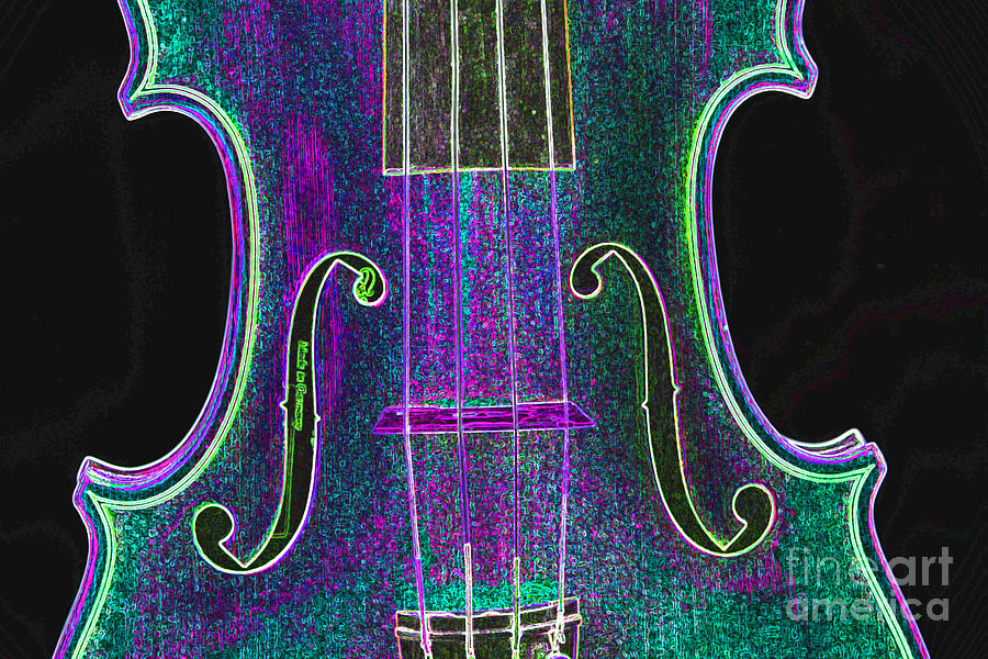 Digital Photograph of a Viola Violin Middle 3374.03 Photograph by M K Miller