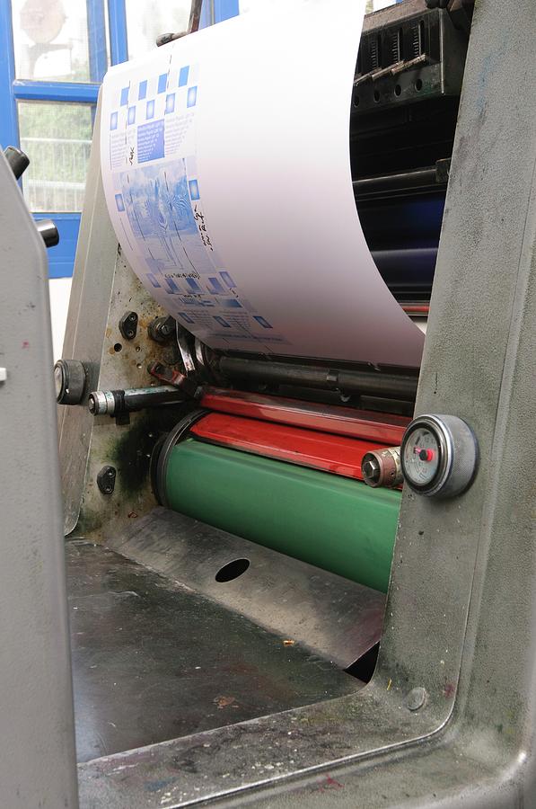 Digital Printing Plates Photograph by Photostockisrael/science Photo