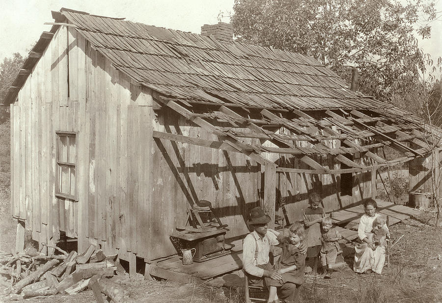 Dilapidated Home, 1921 Photograph by Granger Dilapidated Home, 1921 Photograph by Granger