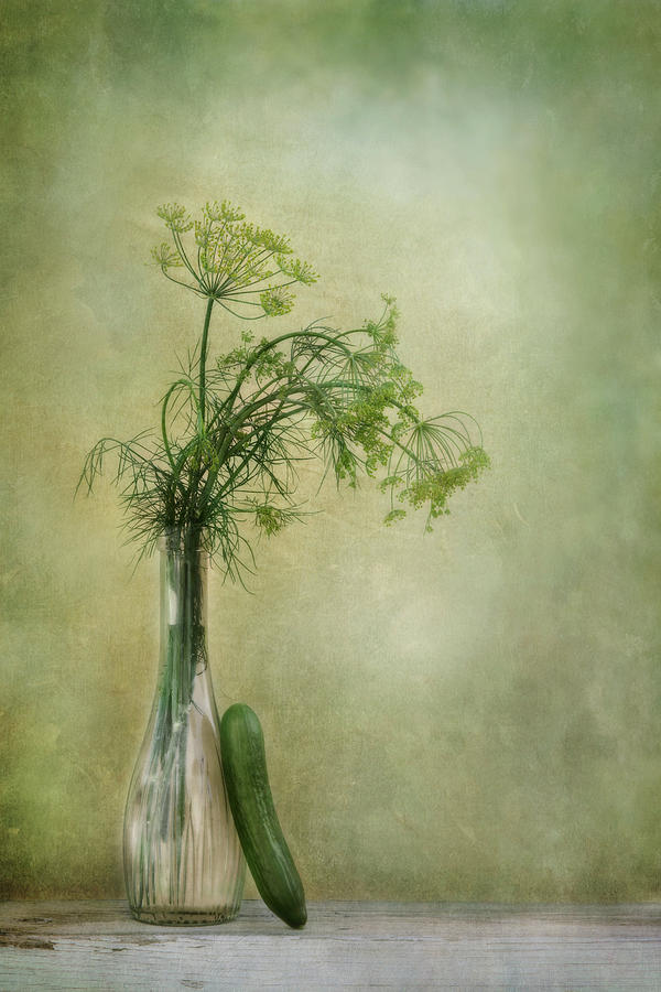 Flower Photograph - Dill And Cucumber by Priska Wettstein