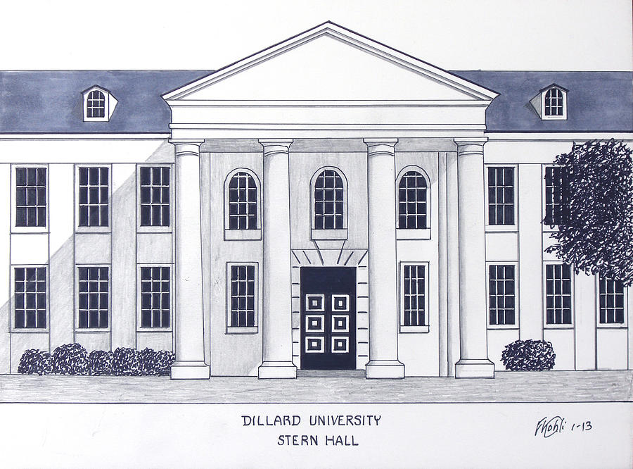 Dillard University Drawing by Frederic Kohli
