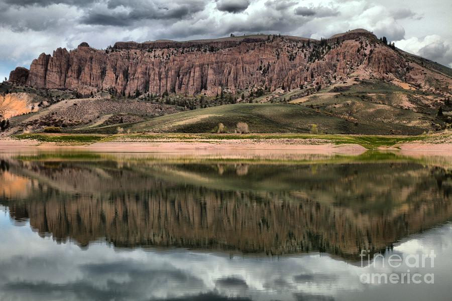 Curecanti National Recreation Area Photograph - Dillon Pinnacles Reflections by Adam Jewell