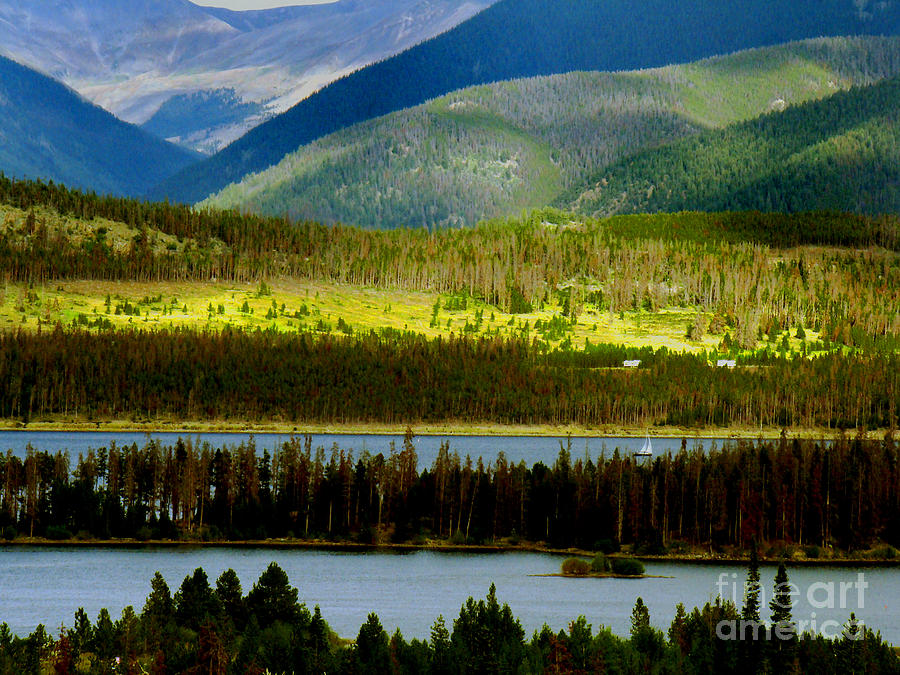 Mountain Photograph - Dillon Reservoir by Eva Kato