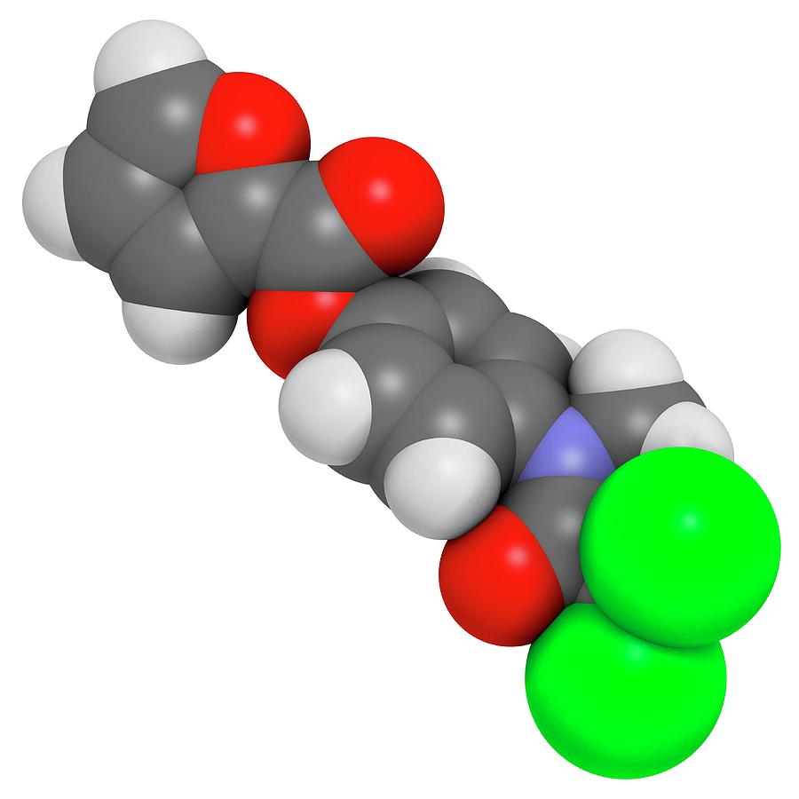 Acid Photograph - Diloxanide Furoate Amoebiasis Drug by Molekuul