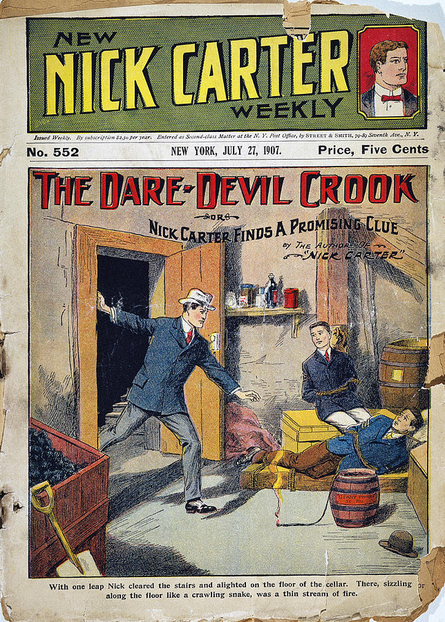 Book Drawing - Dime Novel, 1907 by Granger