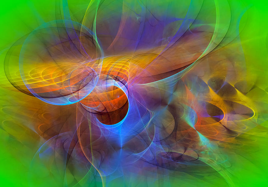 Dimensions Digital Art by Modern Abstract