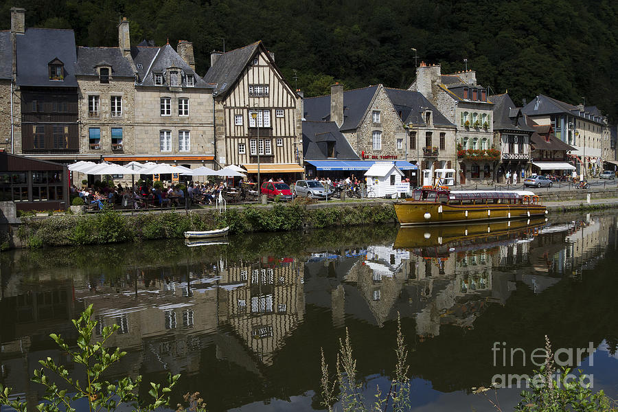 Dinan - Old Town By The Riverside Photograph by Heiko Koehrer-Wagner