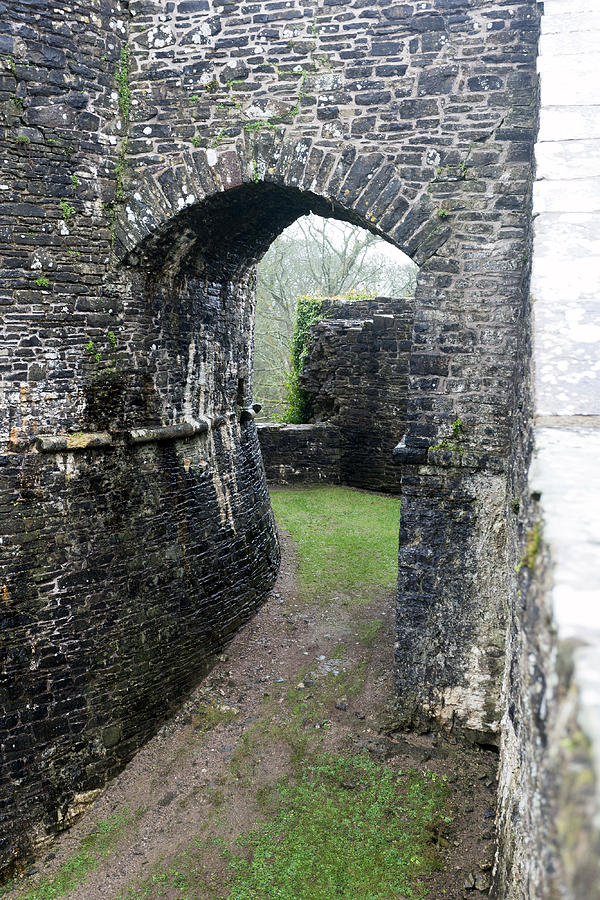 Dinefwr Castle gate Photograph by Paul Cowan