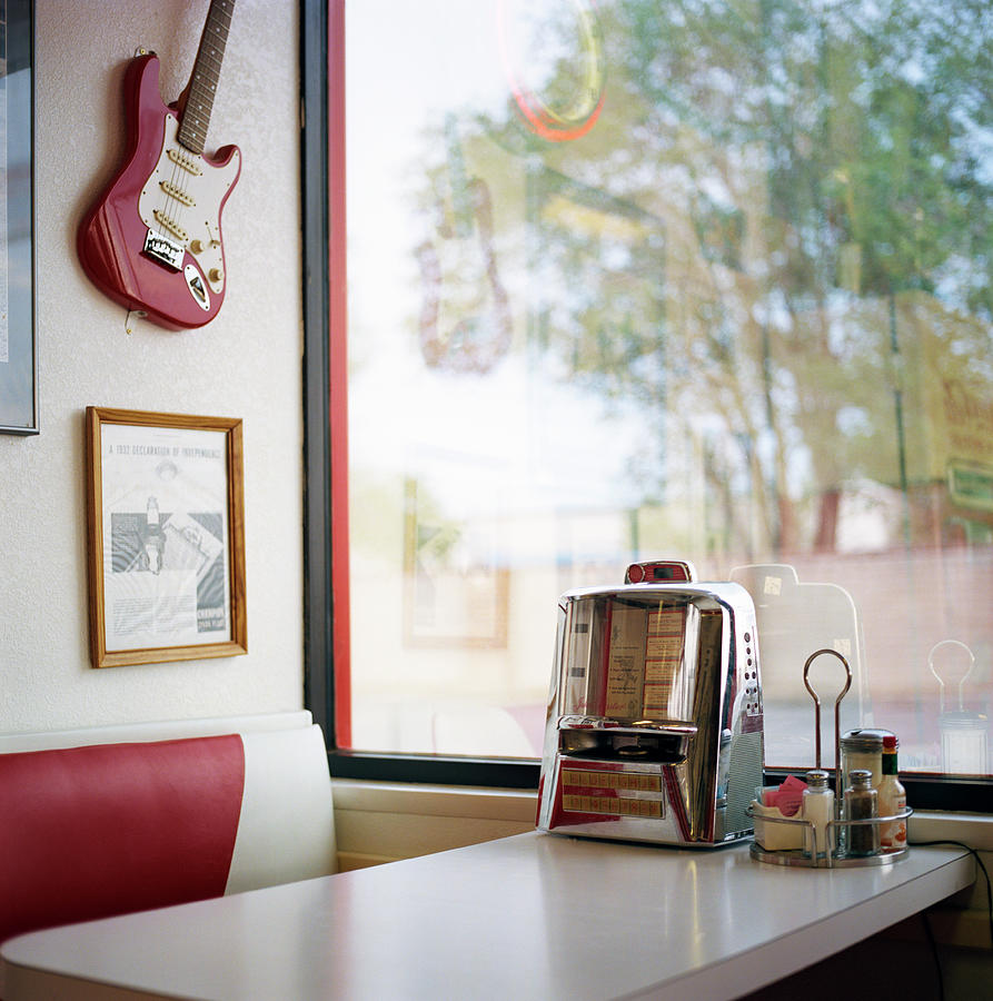 Diner Interior Photograph by Gary Yeowell
