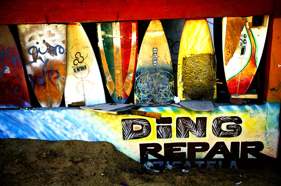 Ding Repair Photograph by Emilio Lopez