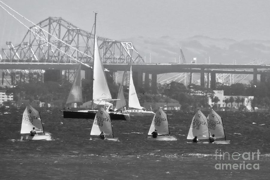 Dinghies on the Bay Photograph by Scott Cameron