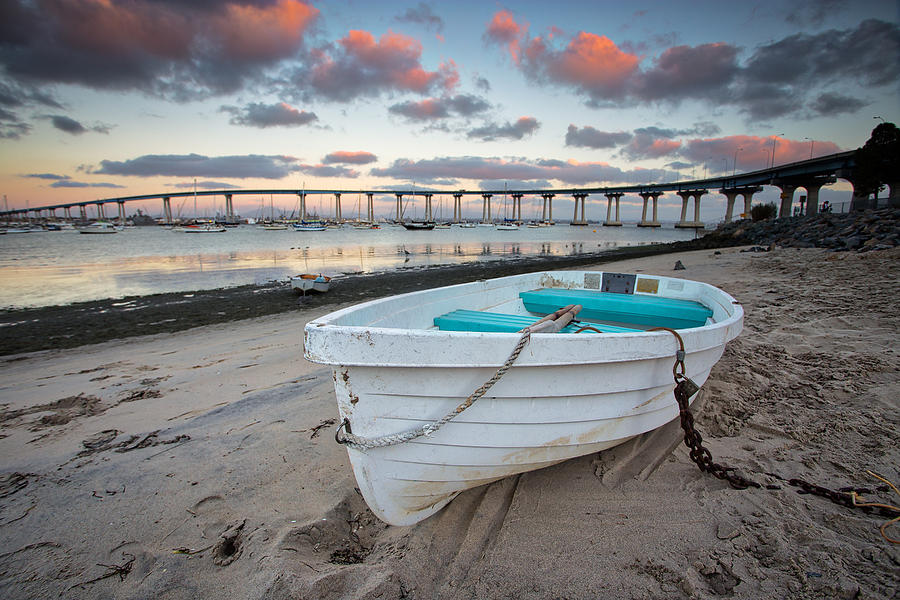 San Diego Photograph - Dinghy I by Peter Tellone