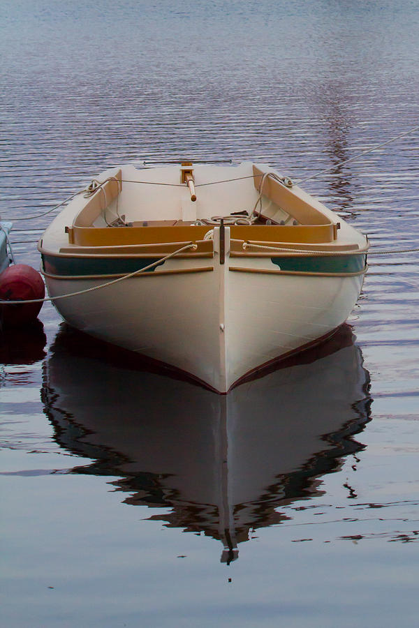 Dinghy Reflection  Photograph by Kirkodd Photography Of New England