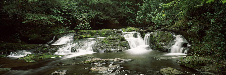 Waterfall Photograph - Dingmans Creek Flowing by Panoramic Images