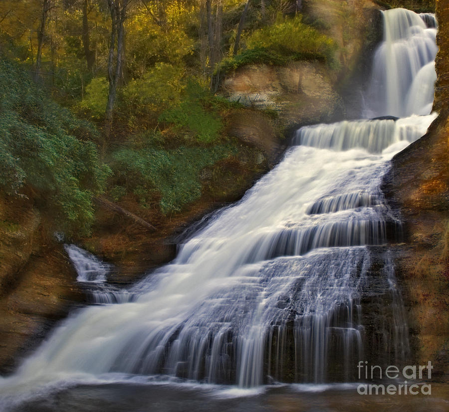 Waterfall Photograph - Dingmans Falls by Susan Candelario