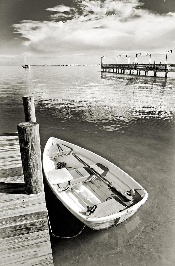 Black And White Photograph - Dingy 2 by Patrick Lynch