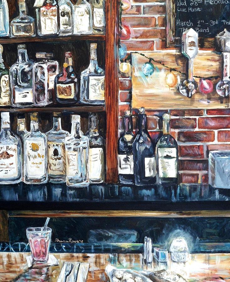 Dining at the Bar Painting by Shana Rowe Jackson - Fine Art America